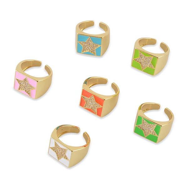 wedding rings kkbead 2021 colorful enamel gothic micro pave zircon stone star ring for women travel jewelry wholesale cz anillos, Slivery;golden
wedding rings kkbead 2021 colorful enamel gothic micro pave zircon stone star ring for women travel jewelry wholesale cz anillos, Slivery;golden