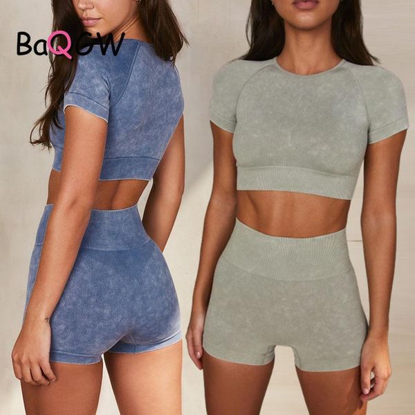 yoga outfit 2 pc seamless set sport suit women workout clothes athletic gym short sleeve crop shorts fitness sportswear
yoga outfit 2 pc seamless set sport suit women workout clothes athletic gym short sleeve crop shorts fitness sportswear