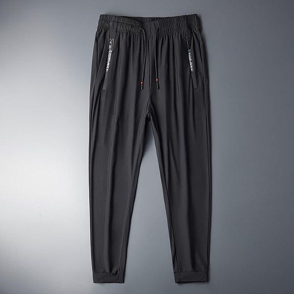 men's pants slim stretch cool casual men 7xl summer ice silk sweatpants quick dry breathable loose fitness belted straight, Black
men's pants slim stretch cool casual men 7xl summer ice silk sweatpants quick dry breathable loose fitness belted straight, Black