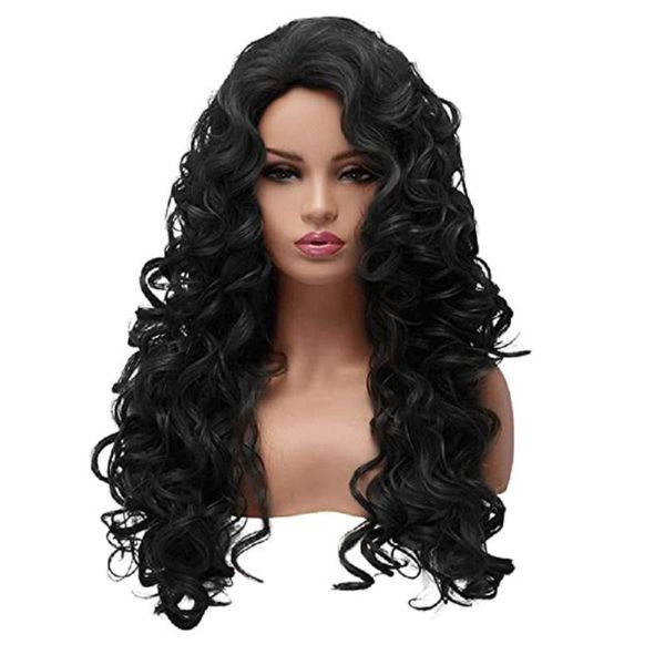 synthetic wigs long clury wig for white black women hair heat resistant brown daily
synthetic wigs long clury wig for white black women hair heat resistant brown daily