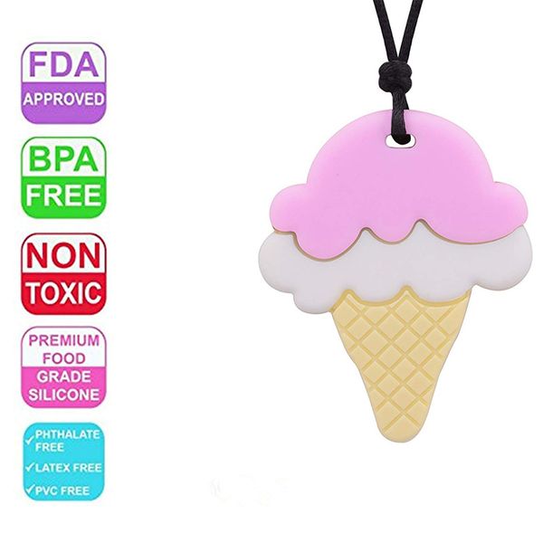 2021 ice cream lovely silicone teether baby toys teething chewable bpa pendant for nursing necklace baby teether
2021 ice cream lovely silicone teether baby toys teething chewable bpa pendant for nursing necklace baby teether
