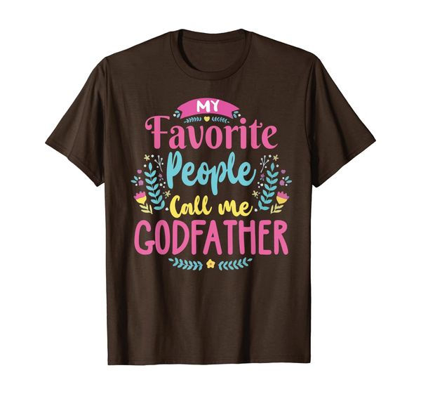 my favorite people call me godfather shirt thanksgiving t-shirt, White;black 
my favorite people call me godfather shirt thanksgiving t-shirt, White;black