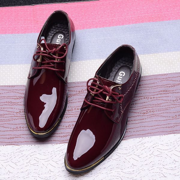 2020 formal men shoes zapatos hombre casual sapato masculino dress wedding shoes patent leather shoes men oxford for men, Black
2020 formal men shoes zapatos hombre casual sapato masculino dress wedding shoes patent leather shoes men oxford for men, Black