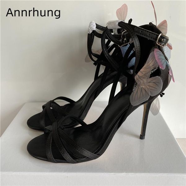 sandals size 37 satin narrow band women 10cm thin high heels cross strappy mesh butterfly-flower party shoes, Black
sandals size 37 satin narrow band women 10cm thin high heels cross strappy mesh butterfly-flower party shoes, Black