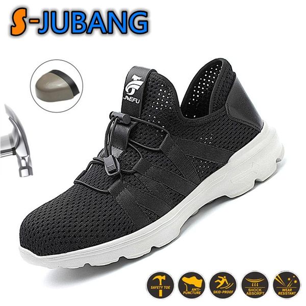 boots breathable air mesh summer work shoes men safety indestructible lightweight industrial sneakers outdoor fn813, Black
boots breathable air mesh summer work shoes men safety indestructible lightweight industrial sneakers outdoor fn813, Black