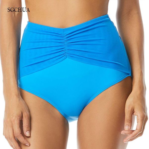 sgchua big 5xl pleated bow bikini bottom high waist solid blue women's swimming trunks may beach briefs black pink swim panties
sgchua big 5xl pleated bow bikini bottom high waist solid blue women's swimming trunks may beach briefs black pink swim panties