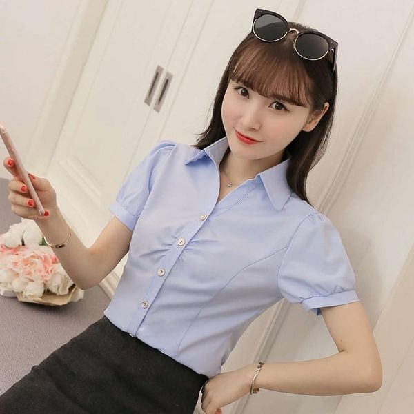 big size 5xl business fashion career blouse shirt women casual work wear short sleeve office lady slim blouses shirts, White
big size 5xl business fashion career blouse shirt women casual work wear short sleeve office lady slim blouses shirts, White