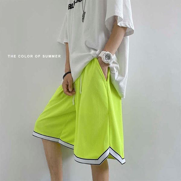 trend summer daily casual solid men's shorts drawstring waist loose cool sweat short joggers black white pueple 210528, White;black
trend summer daily casual solid men's shorts drawstring waist loose cool sweat short joggers black white pueple 210528, White;black