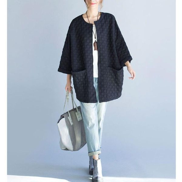 women's jackets xuxi woman 2021 autumn simple loose big heart coat pocket literature korean style round neck dome fz0421, Black;brown
women's jackets xuxi woman 2021 autumn simple loose big heart coat pocket literature korean style round neck dome fz0421, Black;brown