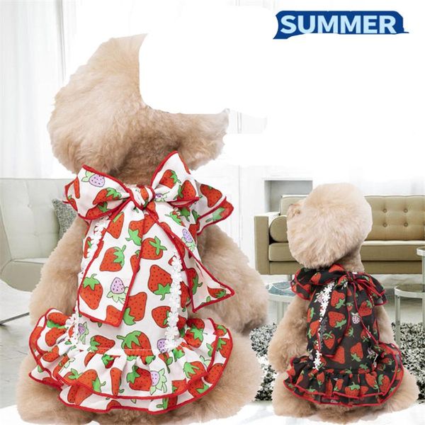 dog apparel cute strawberry pet princess dress ruffle sleeve tassels puppy dogs skirt clothes summer girl doggy up
dog apparel cute strawberry pet princess dress ruffle sleeve tassels puppy dogs skirt clothes summer girl doggy up