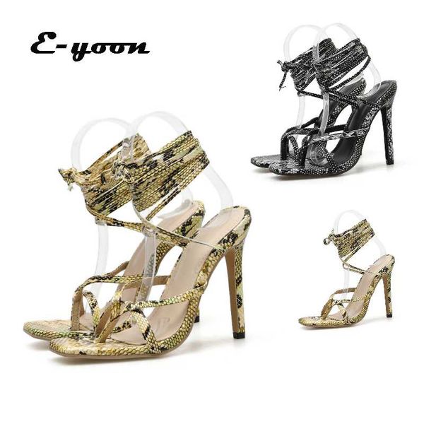sandals summer fashion snake print ankle peep toe ladies shoes pinch narrow band stiletto cross strap gladiator 12 cm, Black
sandals summer fashion snake print ankle peep toe ladies shoes pinch narrow band stiletto cross strap gladiator 12 cm, Black
