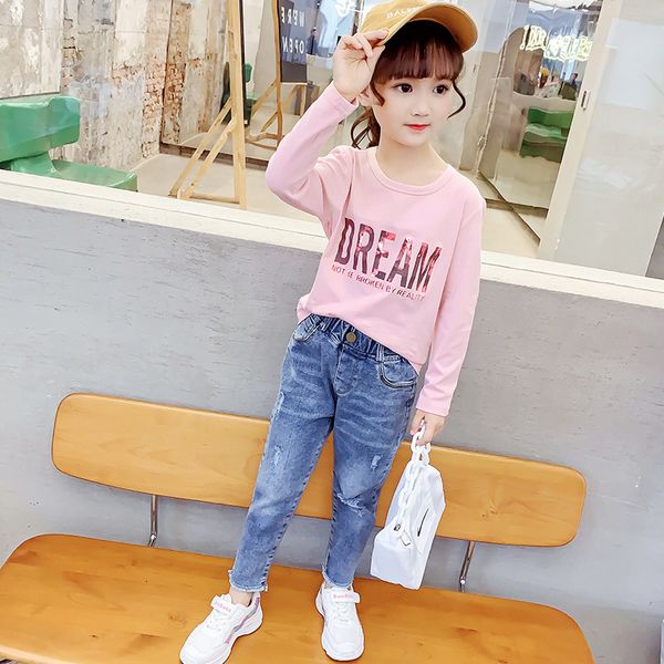 factory4an9korean 2021 spring new zhongda children's t-shirt girls' cotton round neck long sleeve bottomed shirt, Black;white
factory4an9korean 2021 spring new zhongda children's t-shirt girls' cotton round neck long sleeve bottomed shirt, Black;white