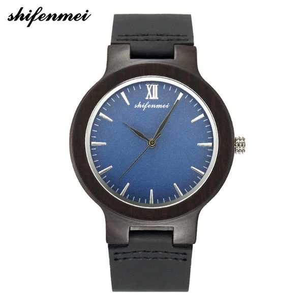 wristwatches shifenmei watches men natural wooden clock casual leather wood quartz wristwatch fashion gifts dress watch 5512, Slivery;brown
wristwatches shifenmei watches men natural wooden clock casual leather wood quartz wristwatch fashion gifts dress watch 5512, Slivery;brown