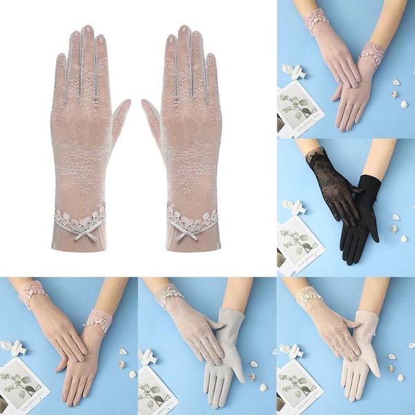 five fingers gloves summer women sun protection breathable fashion silk lacework driving of thin touch screen lady non-slip, Blue;gray
five fingers gloves summer women sun protection breathable fashion silk lacework driving of thin touch screen lady non-slip, Blue;gray