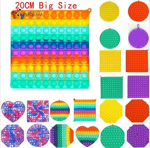 20cm big size jumbo fidget bubble board sensory toys tie dye rainbow push bubble puzzle with carabiner simple key ring finger game cj04
20cm big size jumbo fidget bubble board sensory toys tie dye rainbow push bubble puzzle with carabiner simple key ring finger game cj04