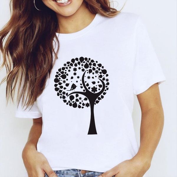 graphic tree simple geometric womens fashion summer short sleeve spring clothes tees print female t shirt, White
graphic tree simple geometric womens fashion summer short sleeve spring clothes tees print female t shirt, White