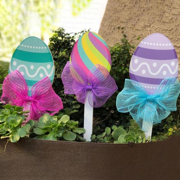 easter yard sign durable cartoon pattern wood decorative easter stakes sign for party cartoon press them into the ground
easter yard sign durable cartoon pattern wood decorative easter stakes sign for party cartoon press them into the ground