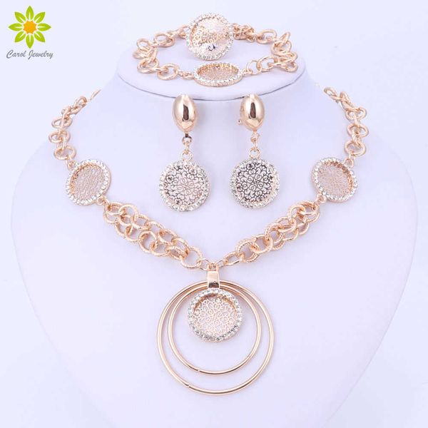 crystal jewelry sets for women african beads dubai party wedding bridal luxury fashion round pendant necklace sets h1022, Silver
crystal jewelry sets for women african beads dubai party wedding bridal luxury fashion round pendant necklace sets h1022, Silver
