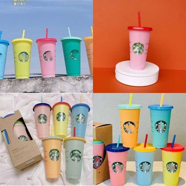 24oz/710ml starbucks color change plastic tumbler reusable clear drinking flat bottom cup pillar shape lid straw mug bardianmbx9
24oz/710ml starbucks color change plastic tumbler reusable clear drinking flat bottom cup pillar shape lid straw mug bardianmbx9