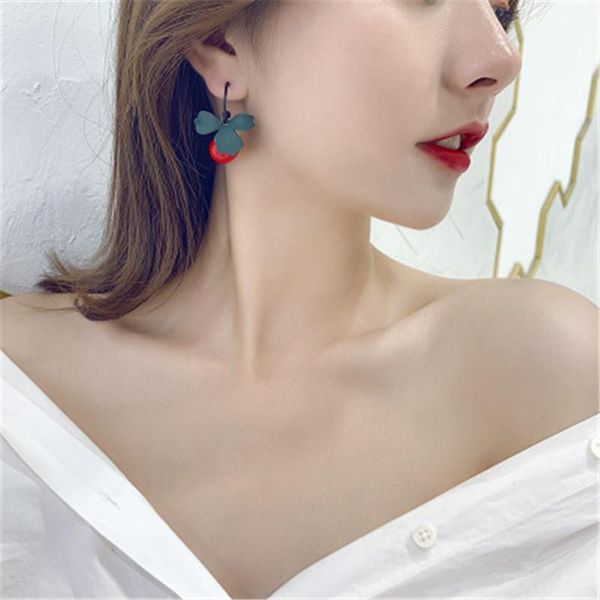 stud fflacell korea s925 silver pin sweet flower cherry earrings for women gift party jewelry drop, Golden;silver
stud fflacell korea s925 silver pin sweet flower cherry earrings for women gift party jewelry drop, Golden;silver