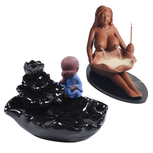 fragrance lamps 2 pcs backflow incense burner home decoration ceramic holders aroma censer, a & b
fragrance lamps 2 pcs backflow incense burner home decoration ceramic holders aroma censer, a & b