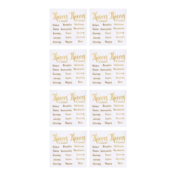 storage bottles & jars 8 sheets golden letter essential oil bottle sticker cosmetic labels adhesive tag
storage bottles & jars 8 sheets golden letter essential oil bottle sticker cosmetic labels adhesive tag
