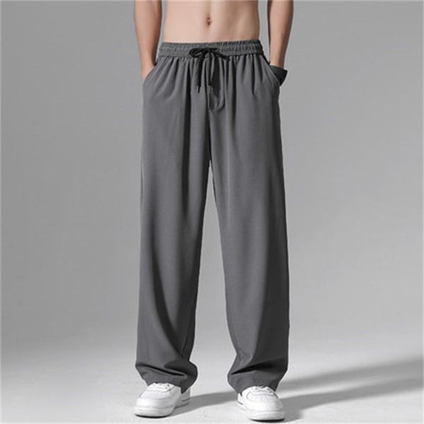 men's pants summer thin loose mens clothing plus size slacks leisure straight down ice silk baggy trousers fashion bottoms, Black
men's pants summer thin loose mens clothing plus size slacks leisure straight down ice silk baggy trousers fashion bottoms, Black