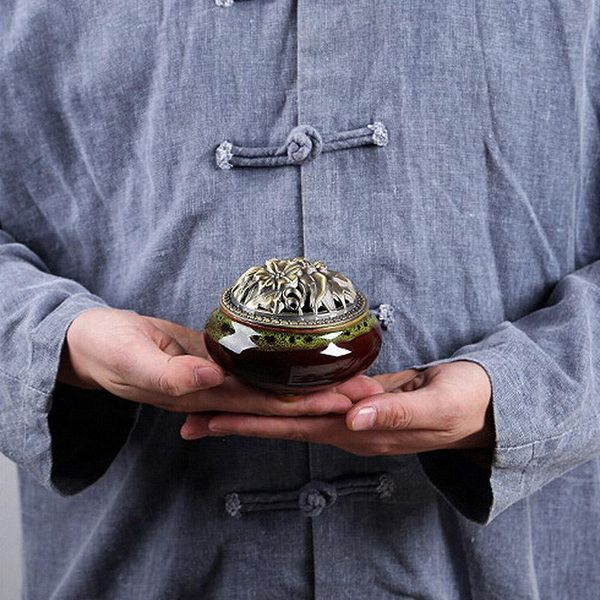 fragrance lamps 13 colors portableornament yoga incense gift censer holder ceramic burners for home living room decoration
fragrance lamps 13 colors portableornament yoga incense gift censer holder ceramic burners for home living room decoration