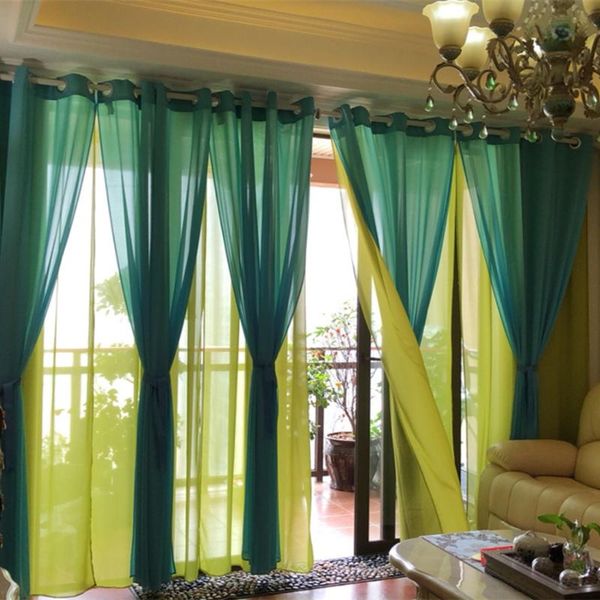 southeast asian pastoral style double-layer two color solid tulle drape balcony gauze partition curtains for living room my239-3
southeast asian pastoral style double-layer two color solid tulle drape balcony gauze partition curtains for living room my239-3