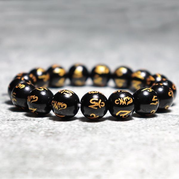 beaded, strands classic six word sanakrit stone bracelet men 6/8/10/12mm obsidian buddha beads braclet stertch braslet prayer homme jewelry, Black
beaded, strands classic six word sanakrit stone bracelet men 6/8/10/12mm obsidian buddha beads braclet stertch braslet prayer homme jewelry, Black