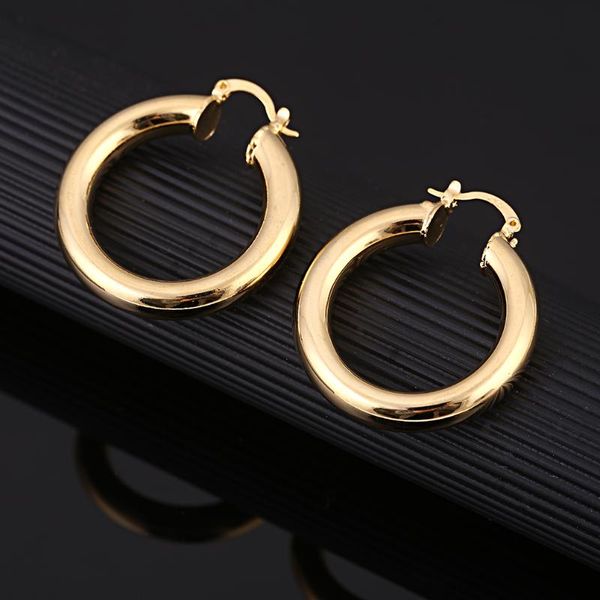 hoop & huggie africa glossy earrings for women gold color copper round jewelry, Golden;silver
hoop & huggie africa glossy earrings for women gold color copper round jewelry, Golden;silver