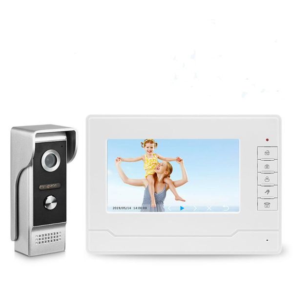 video door phones phone intercom 7inch visual doorbell with recording for home surviellance cameras monitor panel
video door phones phone intercom 7inch visual doorbell with recording for home surviellance cameras monitor panel