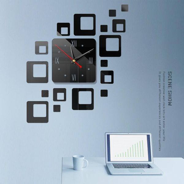 wall clocks 3d clock diy acrylic mirror modern design home living room three-dimensional decorative stickers
wall clocks 3d clock diy acrylic mirror modern design home living room three-dimensional decorative stickers