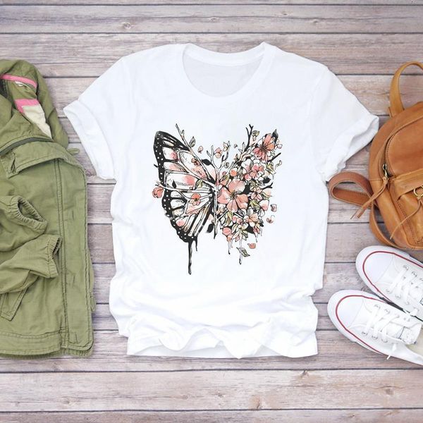 women 2021 vintage butterfly clothing floral fashion print summer shirt t-shirts t graphic female ladies womens tee t-shirt, White
women 2021 vintage butterfly clothing floral fashion print summer shirt t-shirts t graphic female ladies womens tee t-shirt, White