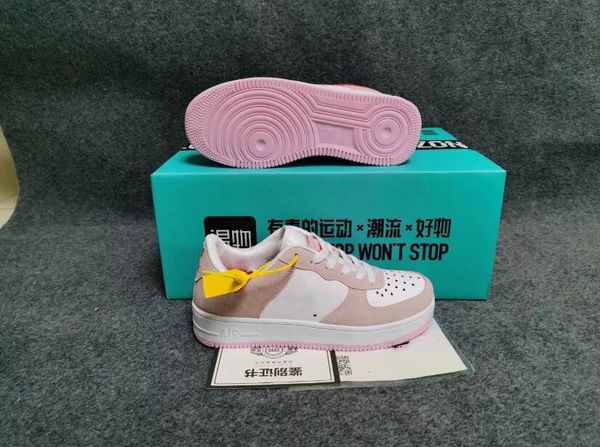 2021 women's casual shoes bowling shoes athletics walking shoes air one breathable outdoor sneakers basketball shoess pink size 36-40