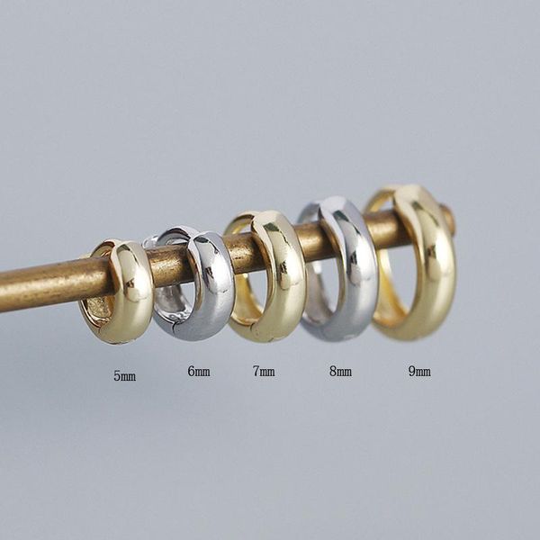 hoop & huggie canner 925 sterling silver earrings geometric glossy c-shaped ear buckles minimalist 5/6/7/8/9mm bricons, Golden;silver
hoop & huggie canner 925 sterling silver earrings geometric glossy c-shaped ear buckles minimalist 5/6/7/8/9mm bricons, Golden;silver