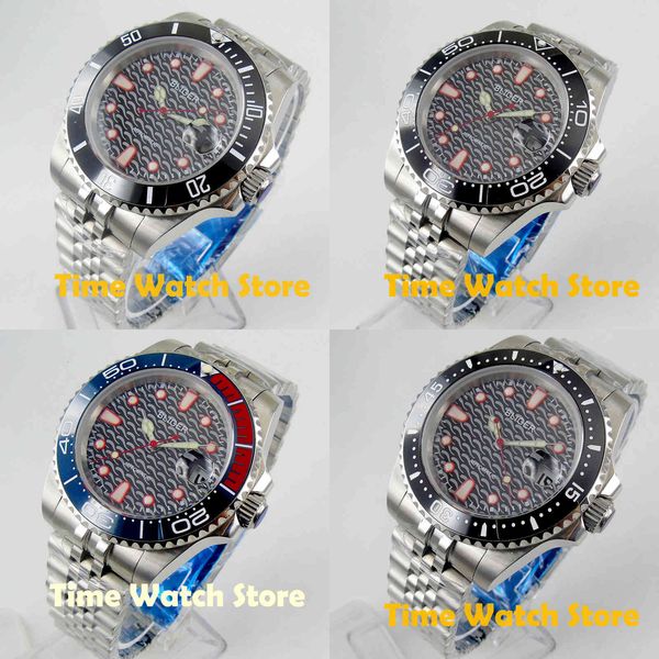 bliger 40 mm miyota 8215 automatic gentlemen clock saffier glass black scoreboard light-emitting waterproof jubilee bracelet ceramic, Slivery;brown
bliger 40 mm miyota 8215 automatic gentlemen clock saffier glass black scoreboard light-emitting waterproof jubilee bracelet ceramic, Slivery;brown