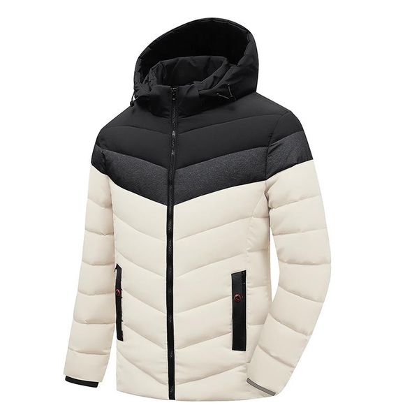 men's jackets winter cotton clothes coat warm plus size colorblock hood removable cotton-padded, Black;brown
men's jackets winter cotton clothes coat warm plus size colorblock hood removable cotton-padded, Black;brown