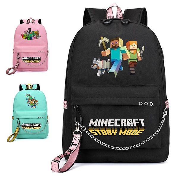 backpack boy girl school bags usb bookbag for teenagers big capacity travel waterproof lapmochilas daily bag with chain
backpack boy girl school bags usb bookbag for teenagers big capacity travel waterproof lapmochilas daily bag with chain