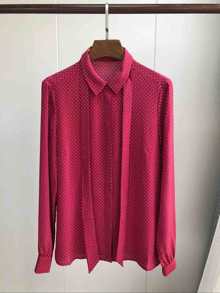2021 new 100% mulheres de seda vermelho doce chemise blusa gravata arco pescoo manga longa polka dot estilo francs camisa 0ofx, Black
2021 new 100% mulheres de seda vermelho doce chemise blusa gravata arco pescoo manga longa polka dot estilo francs camisa 0ofx, Black