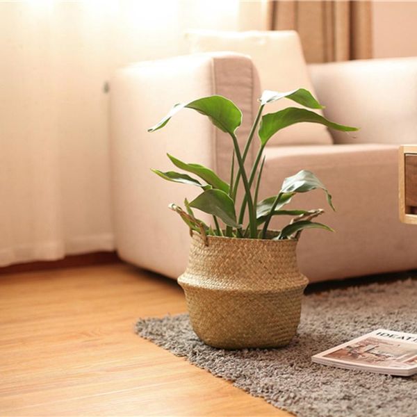 storage baskets seagrass wicker basket garden hanging flower pot laundry container toy holder home #yj
storage baskets seagrass wicker basket garden hanging flower pot laundry container toy holder home #yj
