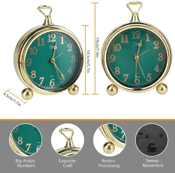 other clocks & accessories classic retro analog clock vibrating alarm silent non-ticking vintage battery operated quartz movement
other clocks & accessories classic retro analog clock vibrating alarm silent non-ticking vintage battery operated quartz movement