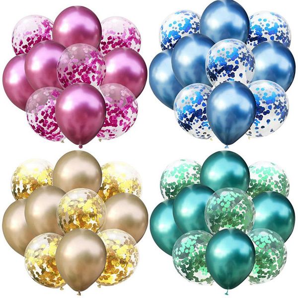 party decoration 10pcs confetti balloons birthday decor mixed chrome metallic latex balloon air globos baby shower wedding supplies
party decoration 10pcs confetti balloons birthday decor mixed chrome metallic latex balloon air globos baby shower wedding supplies
