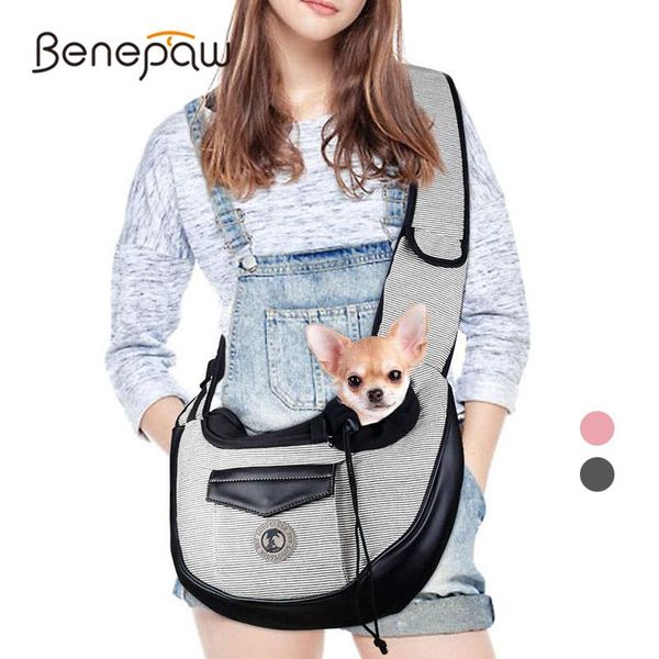 benepaw fashion dog sling breathable adjustable padded shoulder strap small dog bag pocket safety rope puppy pet carrier cats
benepaw fashion dog sling breathable adjustable padded shoulder strap small dog bag pocket safety rope puppy pet carrier cats
