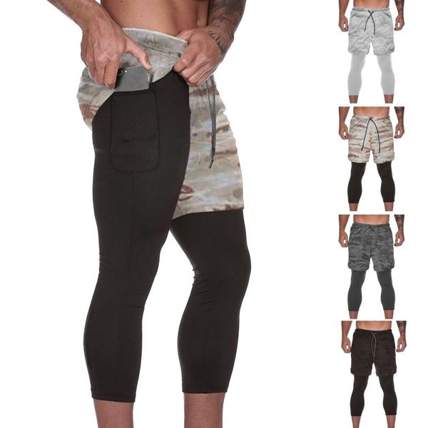 men's pants casual camouflage double layer fitness track slim running men jogging sweatpants clothing, Black
men's pants casual camouflage double layer fitness track slim running men jogging sweatpants clothing, Black