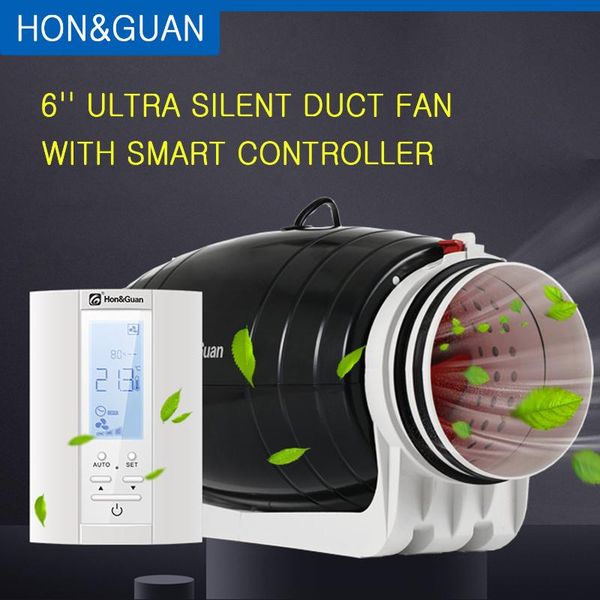 electric fans 6'' ultra silent ventilator smart inline duct fan 220v with humidistat timer bathroom ventilation sensor controller
electric fans 6'' ultra silent ventilator smart inline duct fan 220v with humidistat timer bathroom ventilation sensor controller