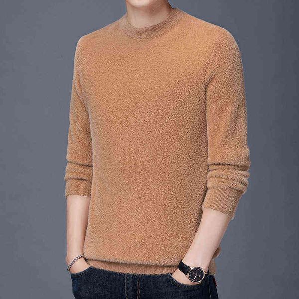 men's sweaters imitation mink high neck men's autumn and winter thickened fashion korean version slim fit inside with ins sweater, White;black
men's sweaters imitation mink high neck men's autumn and winter thickened fashion korean version slim fit inside with ins sweater, White;black