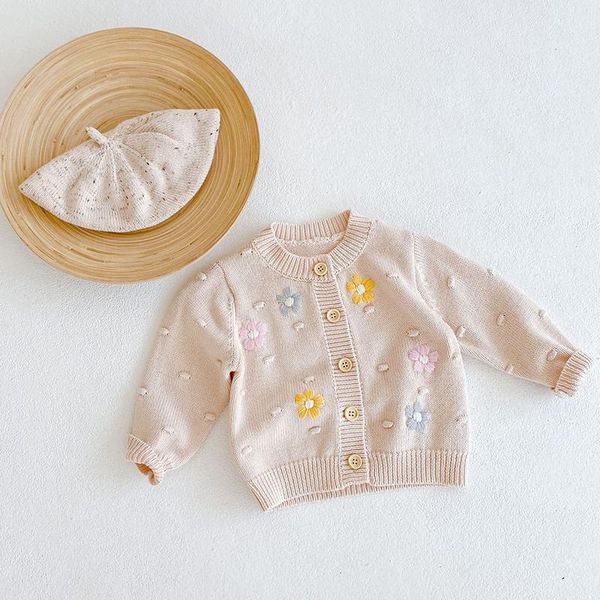 pullover baby girls sweater autumn cardigan long sleeve cotton clothing handmade flowers toddler knit coat kid clothes, Blue
pullover baby girls sweater autumn cardigan long sleeve cotton clothing handmade flowers toddler knit coat kid clothes, Blue