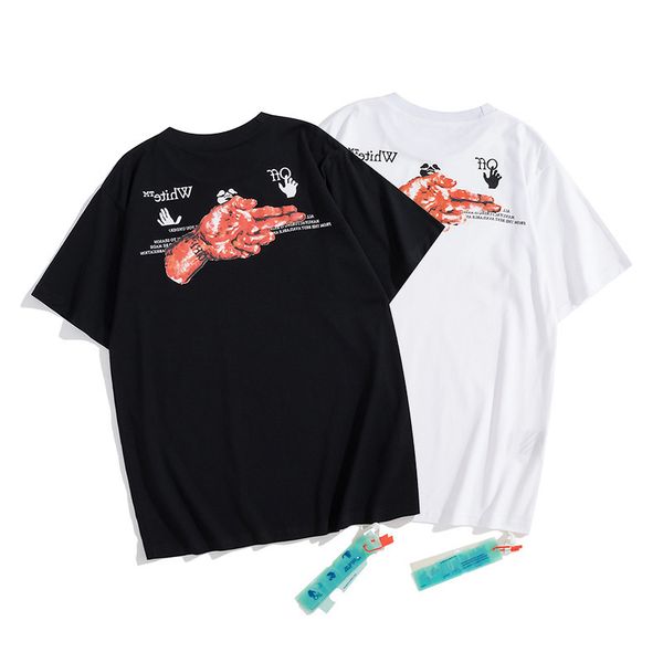 off new 2021ss finger summer element short sleeve t-shirt ow half white, White;black
off new 2021ss finger summer element short sleeve t-shirt ow half white, White;black