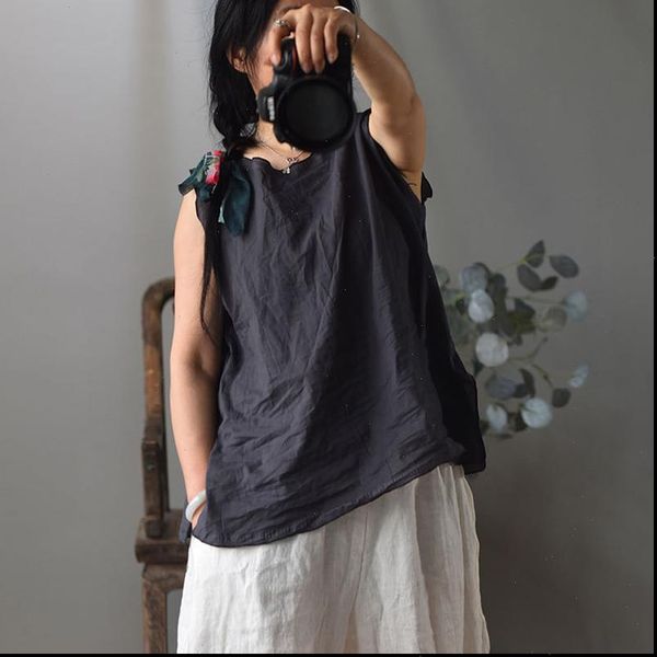 women sleeveless tank solid color cotton o neck loose vintage 2021 new summer casual women vest tank, White
women sleeveless tank solid color cotton o neck loose vintage 2021 new summer casual women vest tank, White